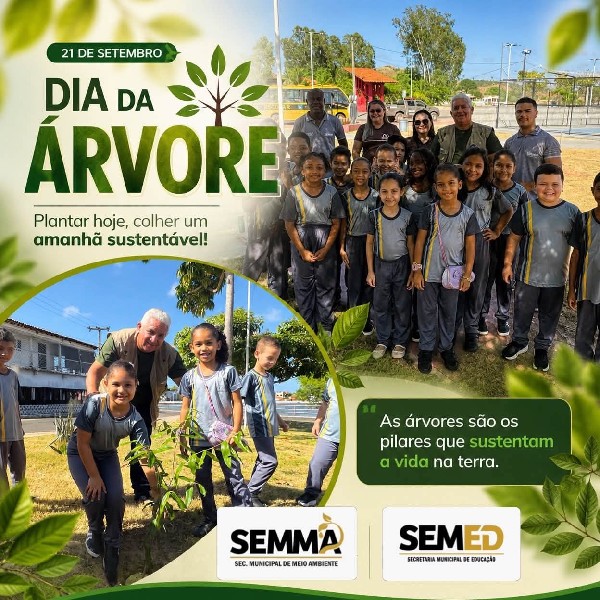 DIA DA ÁRVORE - AÇÃO DE CONSCIENTIZAÇÃO