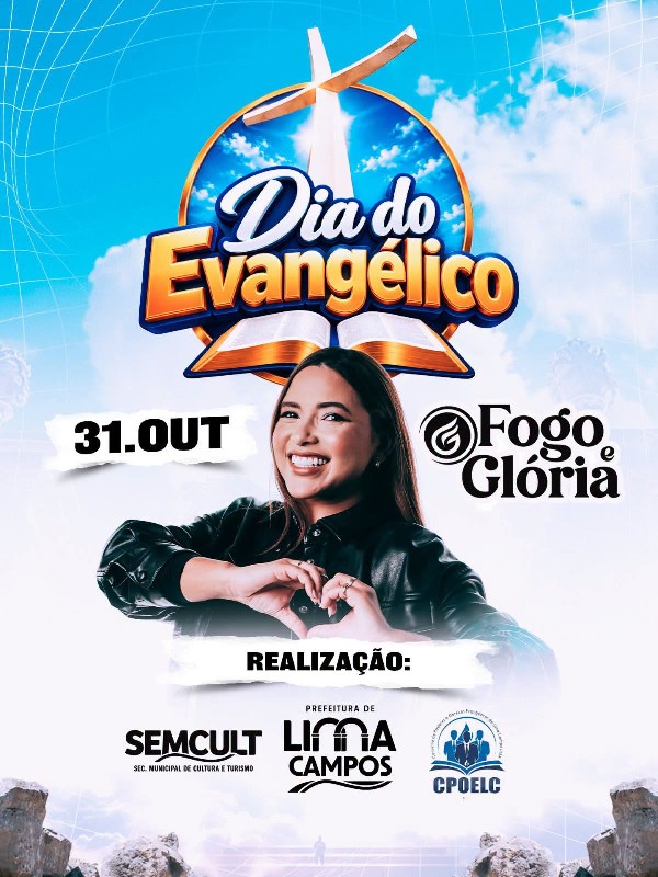 31 DE OUTUBRO, EM LIMA CAMPOS!